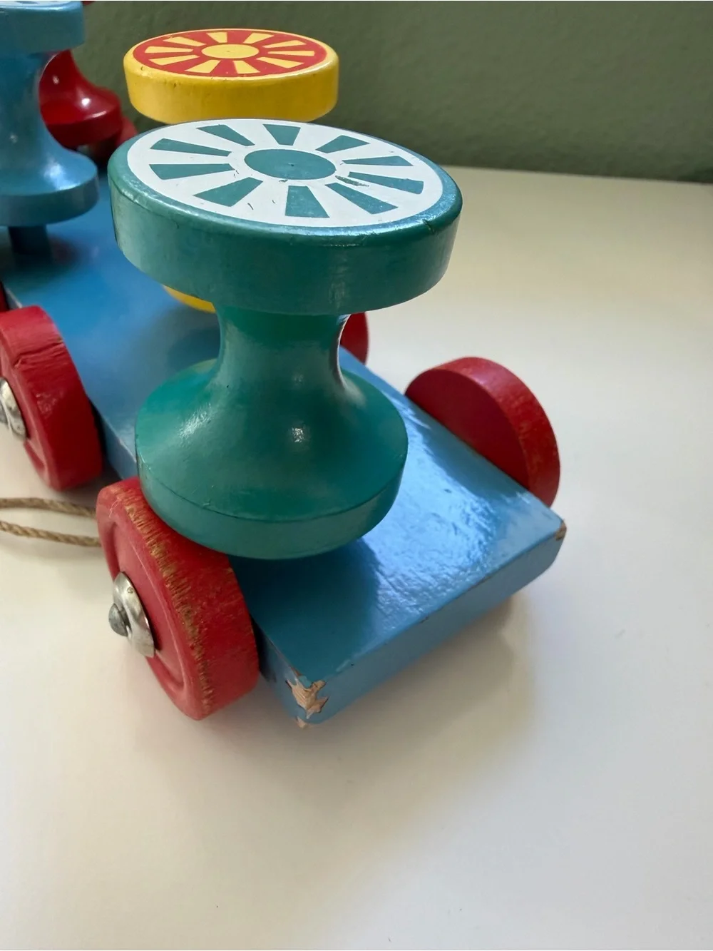 BRIO Spool Wagon, Vintage Pull Toy